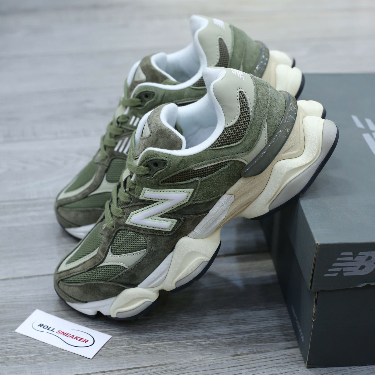 Giày New Balance 9060 Dark Army Best Quality
