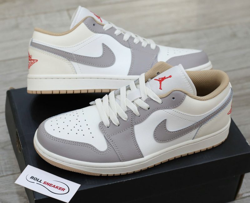 Giày Nike Air Jordan 1 Low ‘Red College Grey’ Best Quality