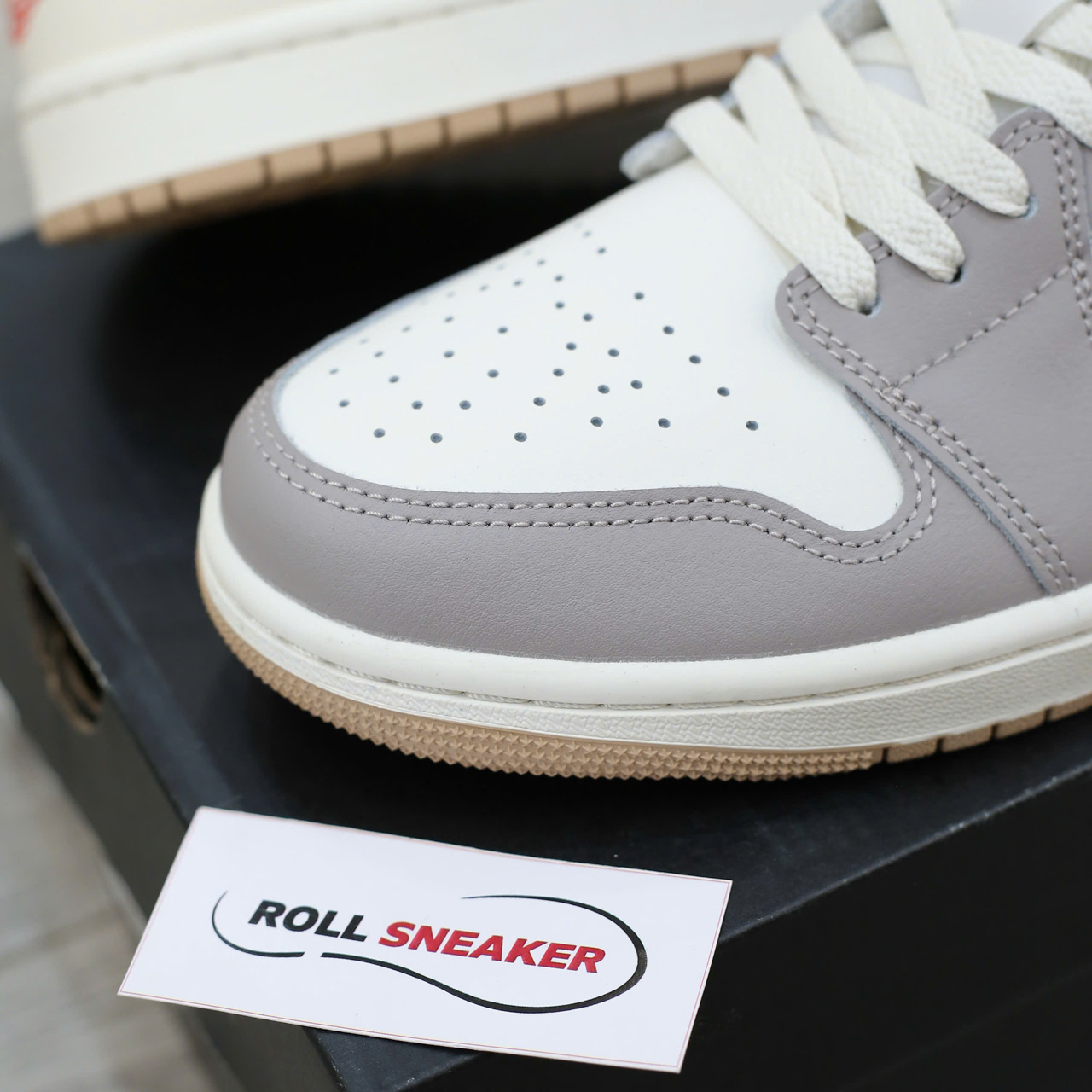 Giày Nike Air Jordan 1 Low ‘Red College Grey’ Best Quality