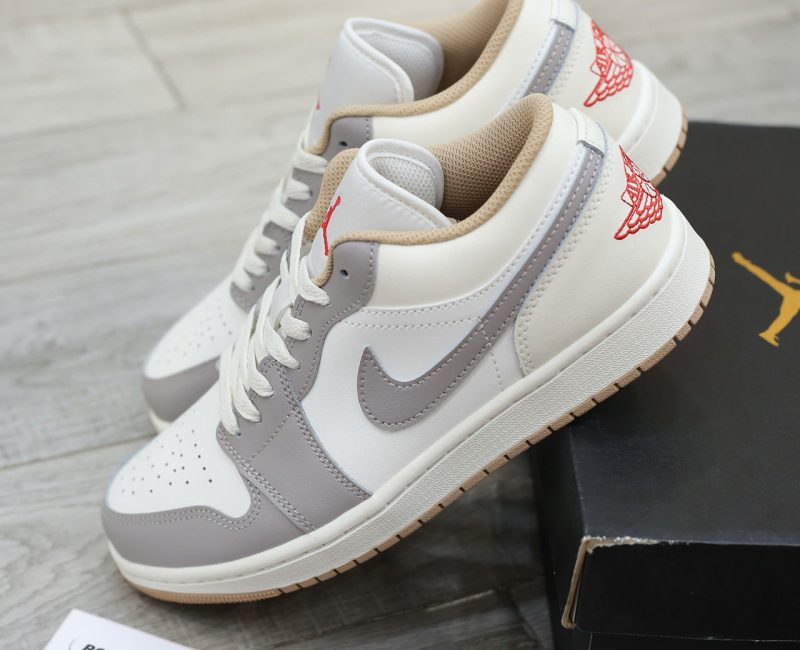 Giày Nike Air Jordan 1 Low ‘Red College Grey’ Best Quality