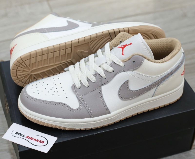 Giày Nike Air Jordan 1 Low ‘Red College Grey’ Best Quality