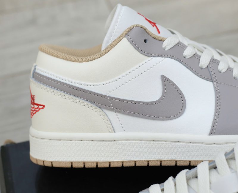 Giày Nike Air Jordan 1 Low ‘Red College Grey’ Best Quality