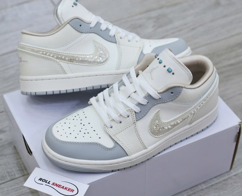 Giày Nike Air Jordan 1 Low Sail Soft Pearl Best Qualityy