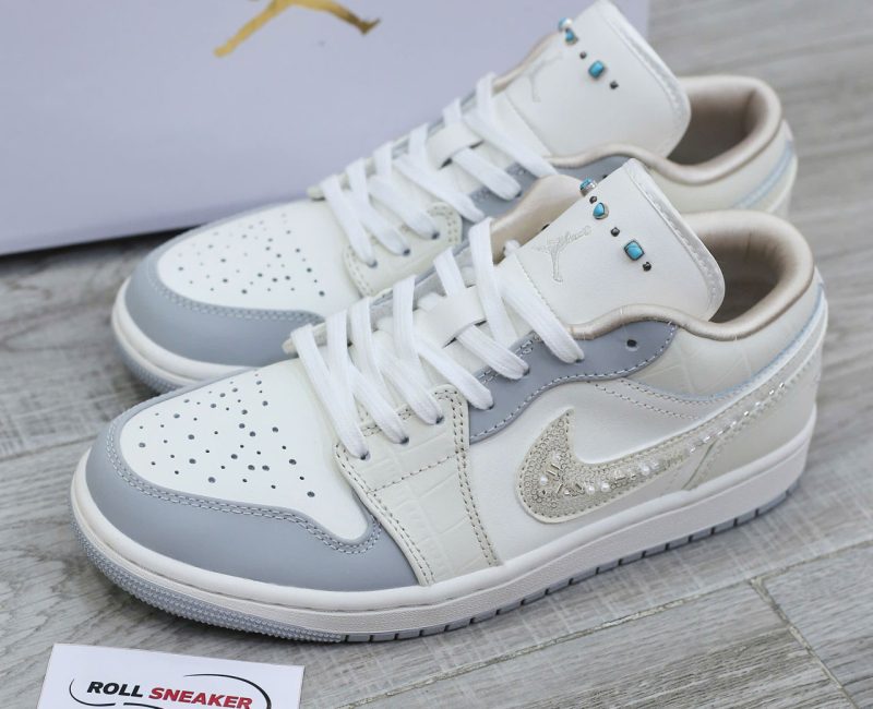 Giày Nike Air Jordan 1 Low Sail Soft Pearl Best Qualityy