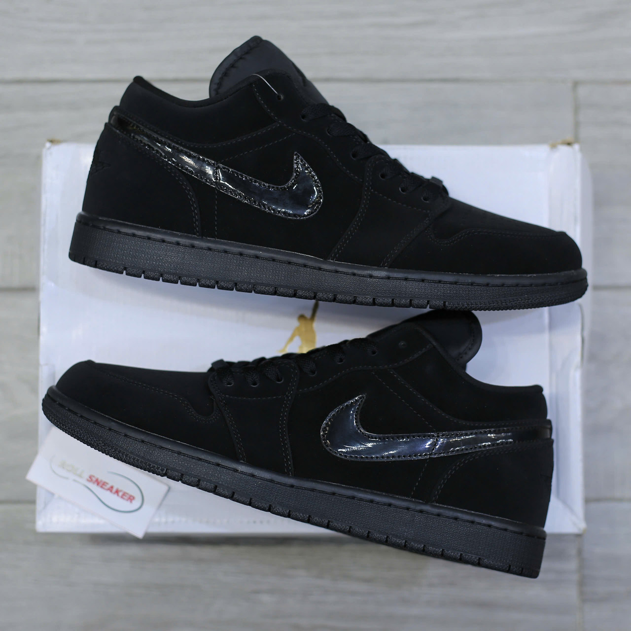 Giày Nike Air Jordan 1 Low ‘Triple Black’ Best Quality