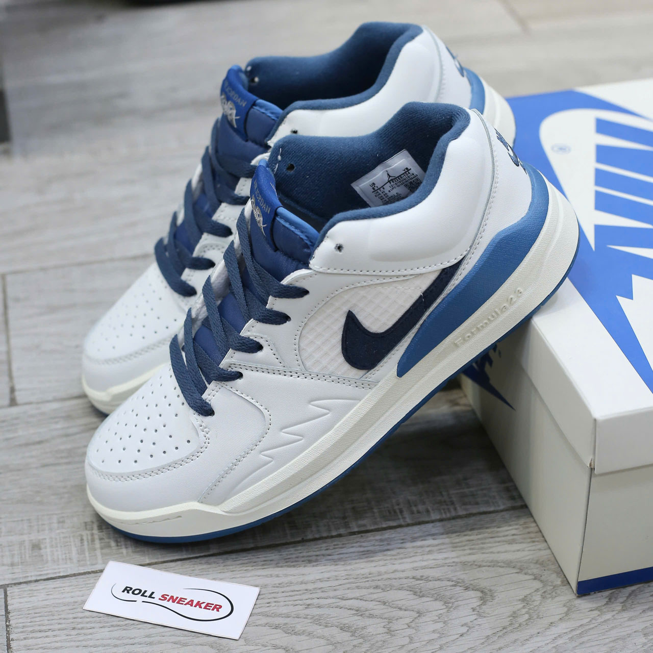 Giày Nike Air Jordan Stadium 90 ‘Sail Ozone Blue’ Chuẩn 99% Auth