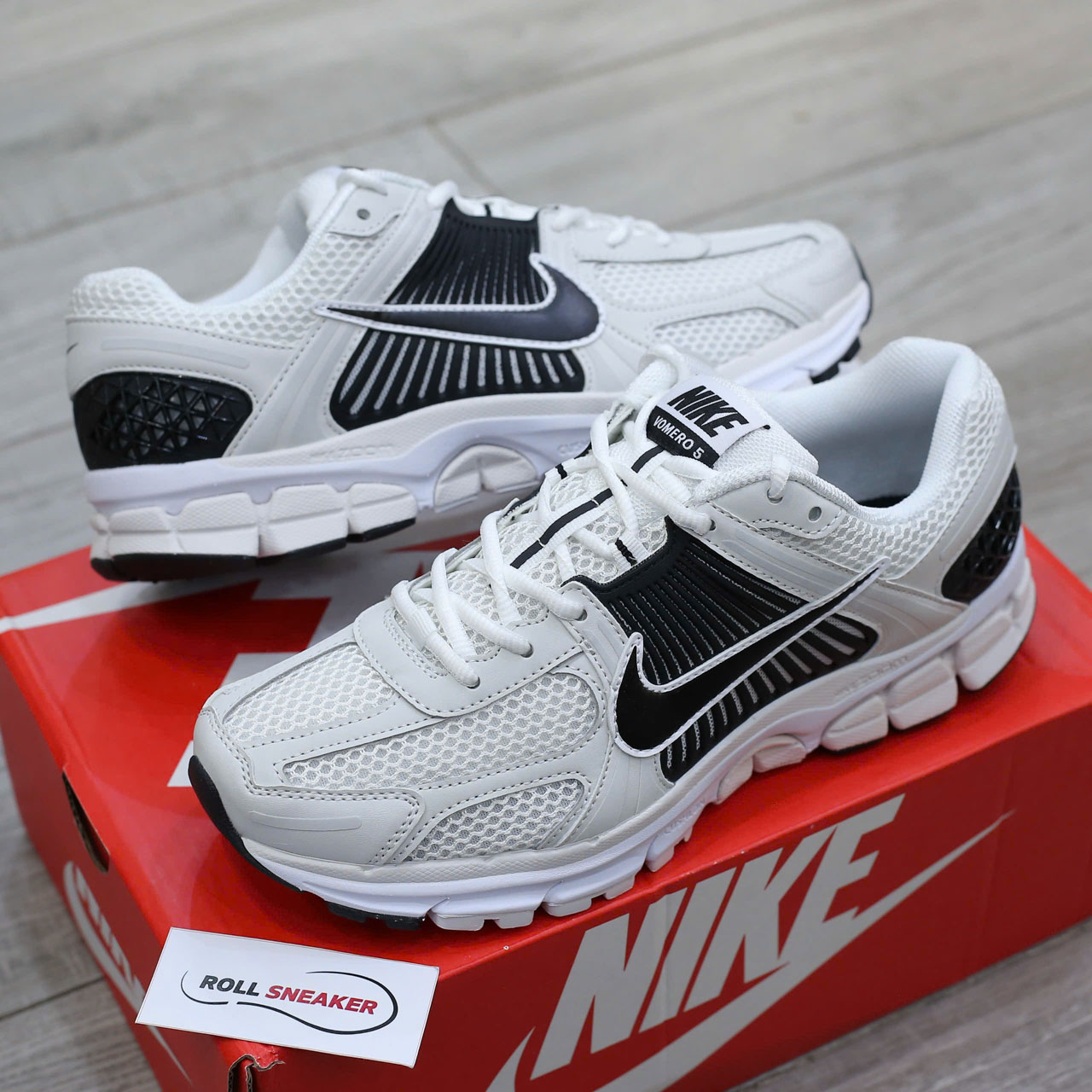 Giày Nike Zoom Vomero 5 GS Metallic Platinum Black Best Quality
