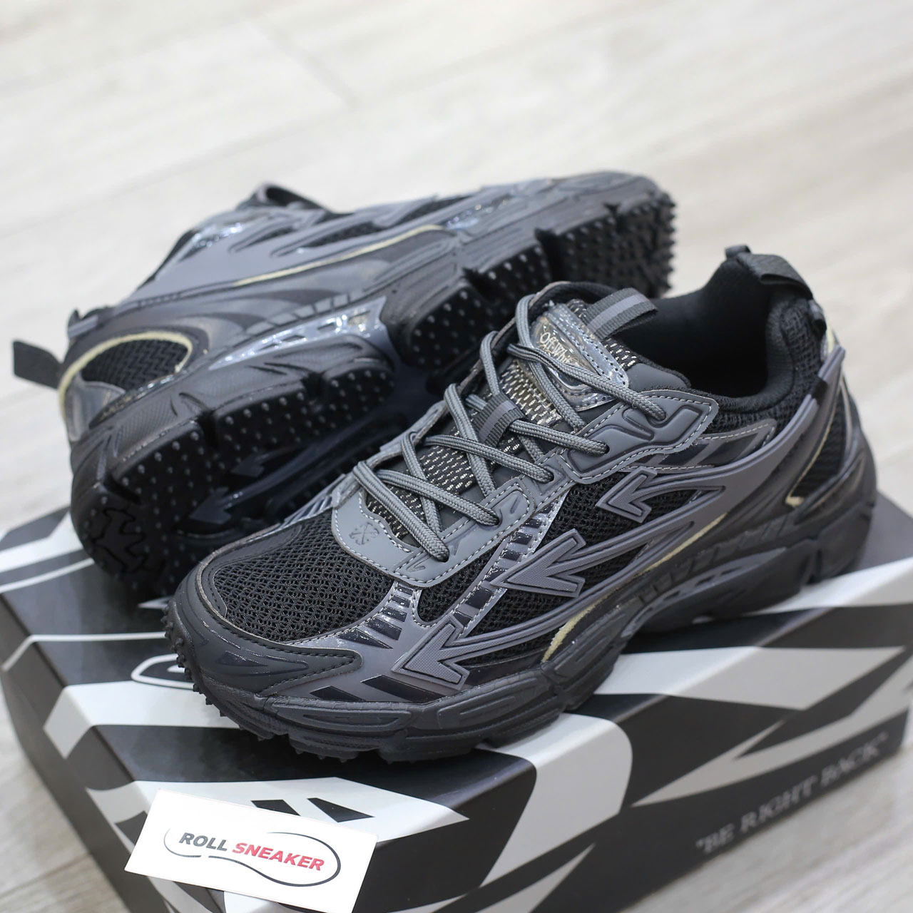 Giày Off-White Be Right Back 'Black' Best Quality