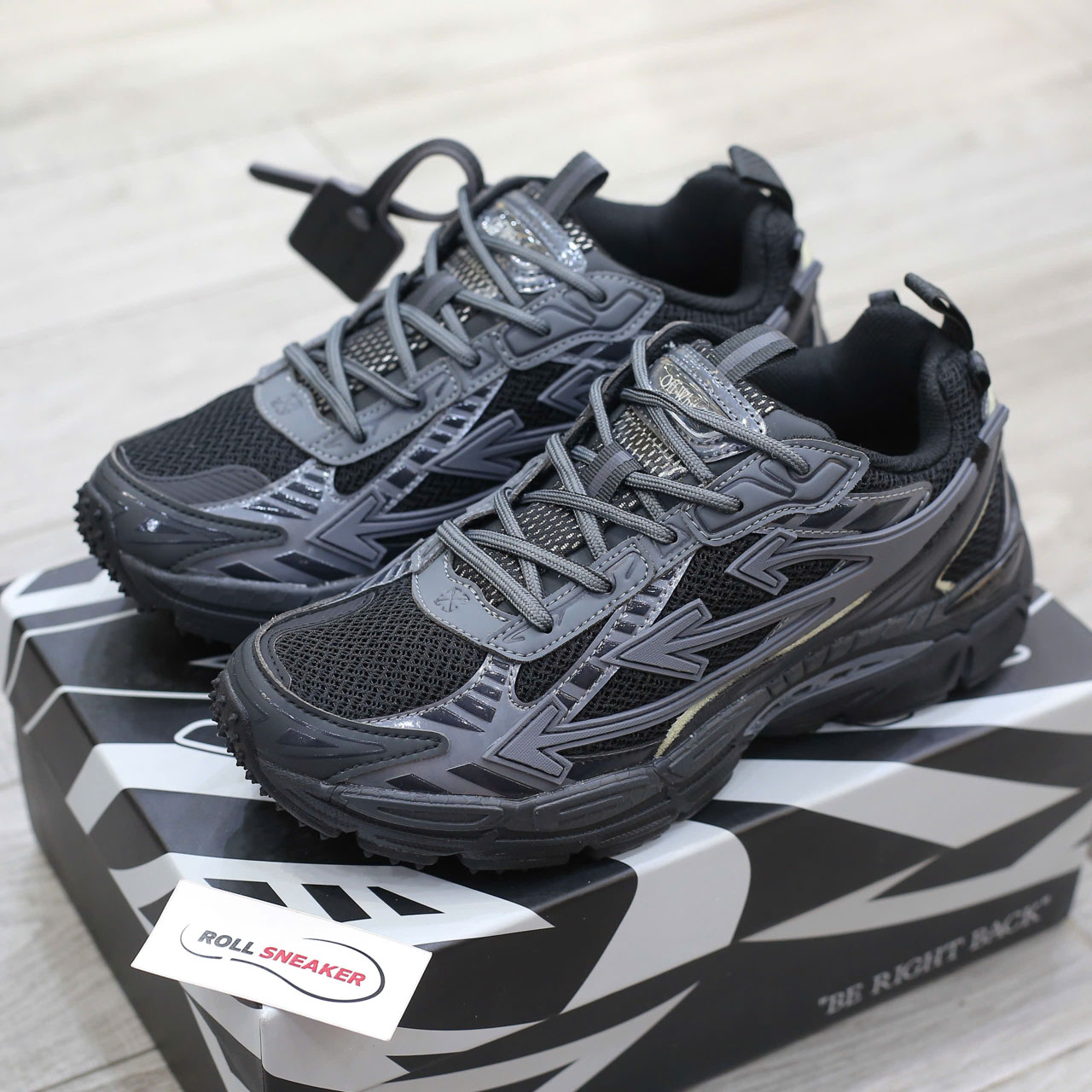 Giày Off-White Be Right Back 'Black' Best Quality