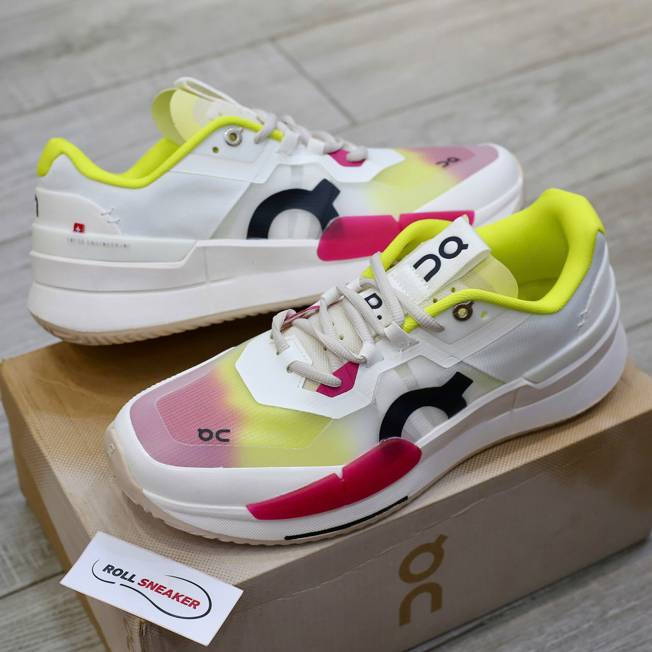 Giày On The Roger Pro 2 White Lime Best Quality