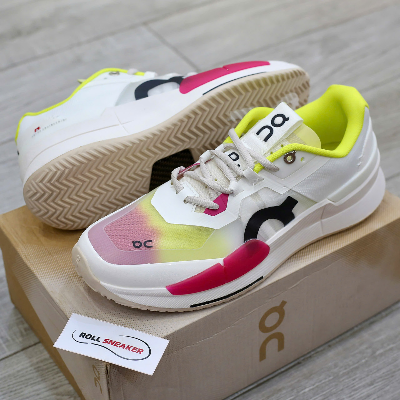 Giày On The Roger Pro 2 White Lime Best Quality