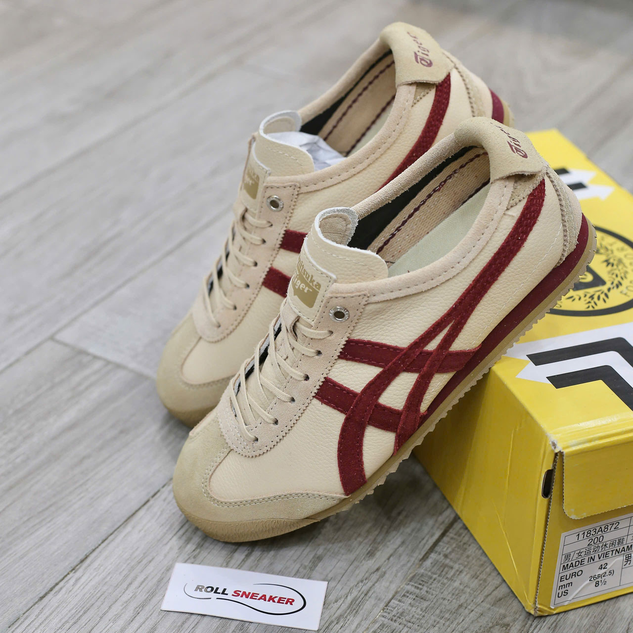 Giày Onitsuka Tiger Mexico 66 SD Beige Beet Best Quality