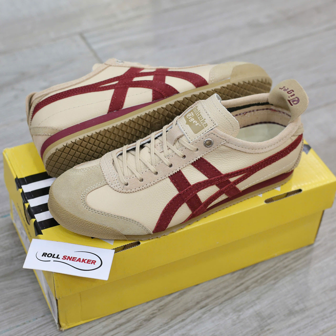 Giày Onitsuka Tiger Mexico 66 SD Beige Beet Best Quality