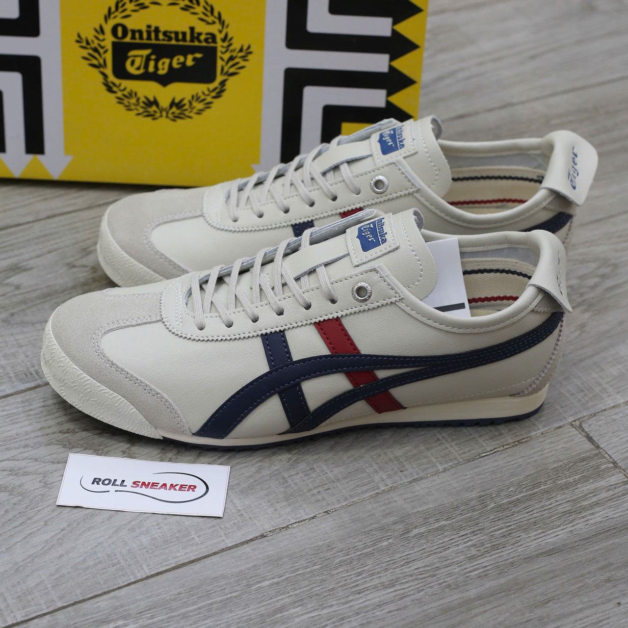 Giày Onitsuka Tiger Mexico 66 SD Cream Peacoat Like Auth