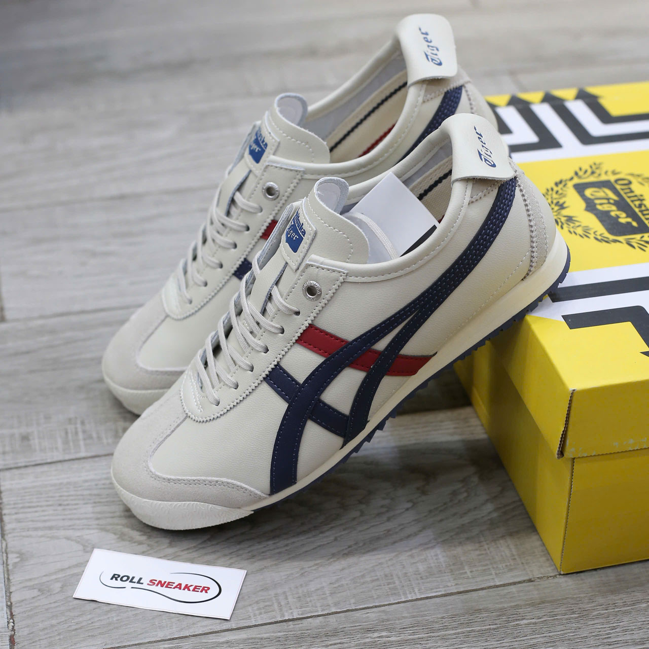 Giày Onitsuka Tiger Mexico 66 SD Cream Peacoat Like Auth