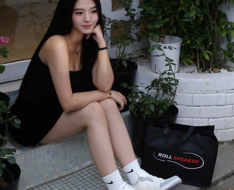 Onfeet Giày Nike Air Jordan 1 Low Sail Soft Pearl Best Quality