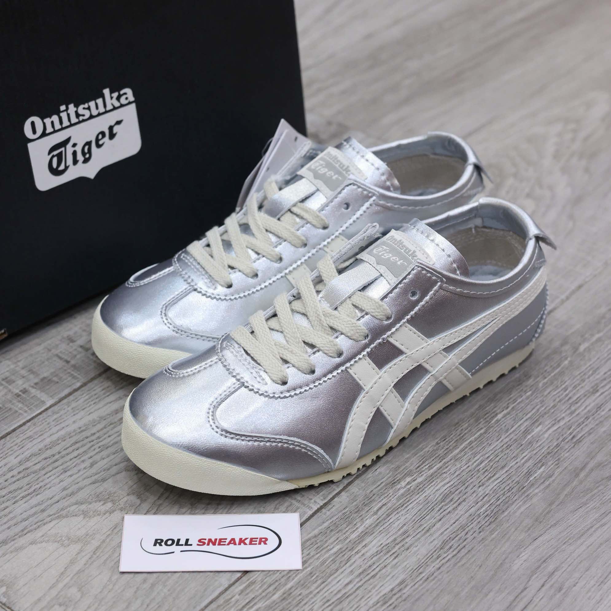 Giày Onitsuka Tiger Mexico 66 Silver Off White Best Quality