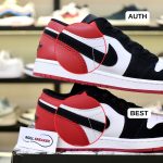 So sánh Giày Nike Air Jordan 1 Low ‘Black Toe’ 2025