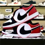 So sánh Giày Nike Air Jordan 1 Low ‘Black Toe’ 2025
