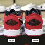 So sánh Giày Nike Air Jordan 1 Low ‘Black Toe’ 2025