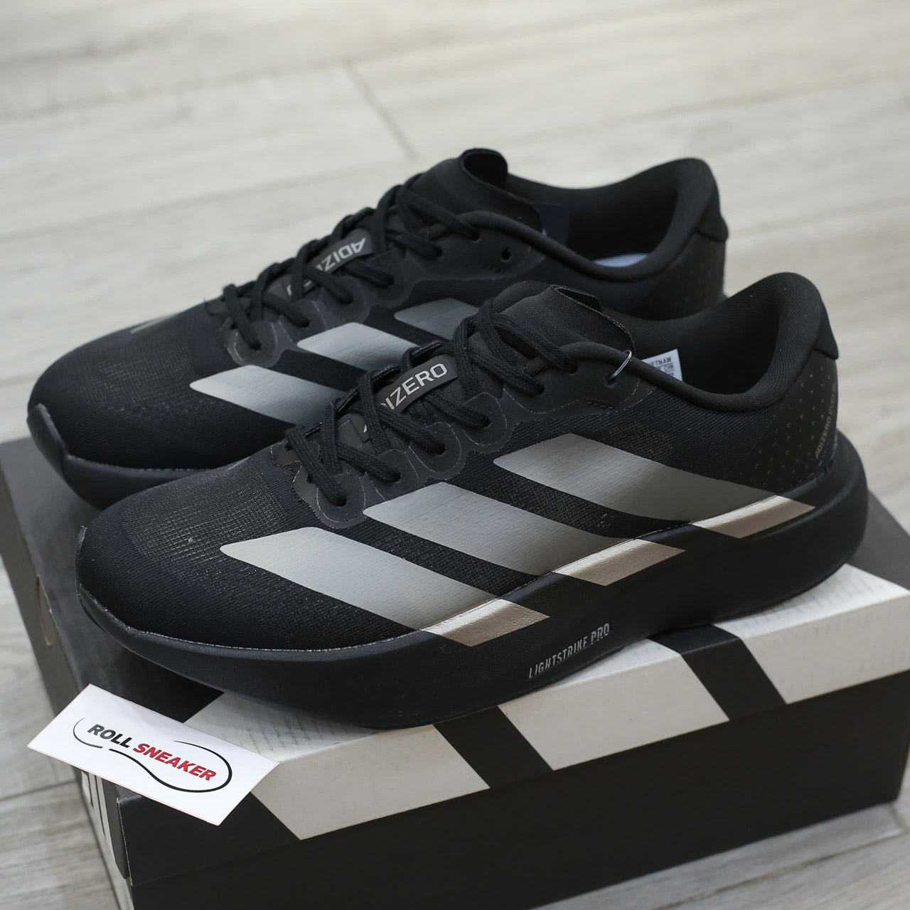 Giày Adidas Adizero Evo SL 'Black Iron Metallic' Like Auth