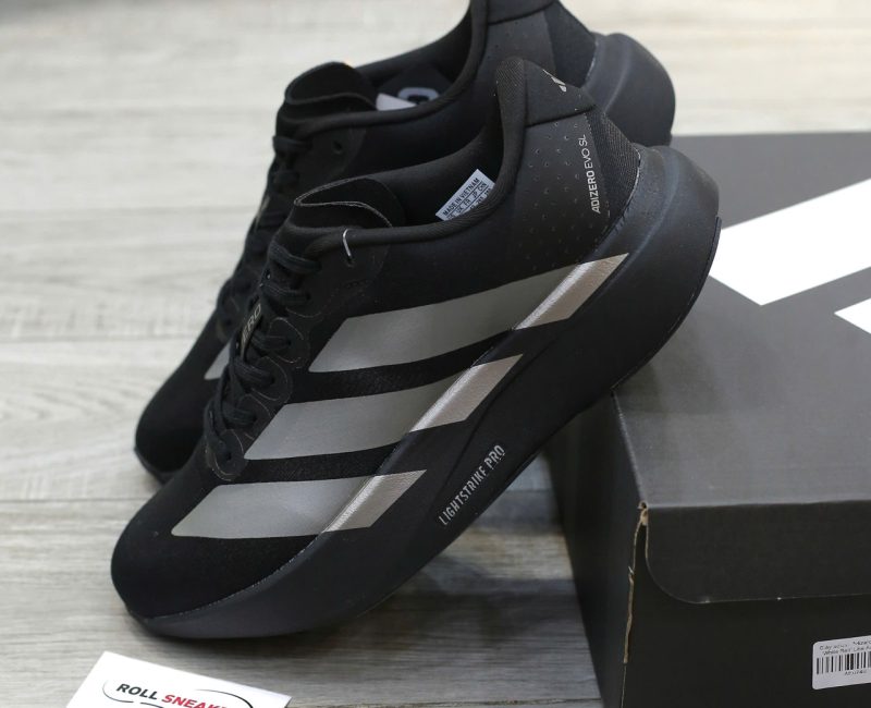 Giày Adidas Adizero Evo SL 'Black Iron Metallic' Like Auth