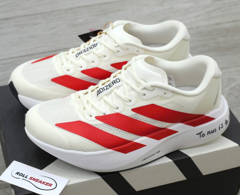Giày Adidas Adizero Evo SL ‘White Red’ Like Auth