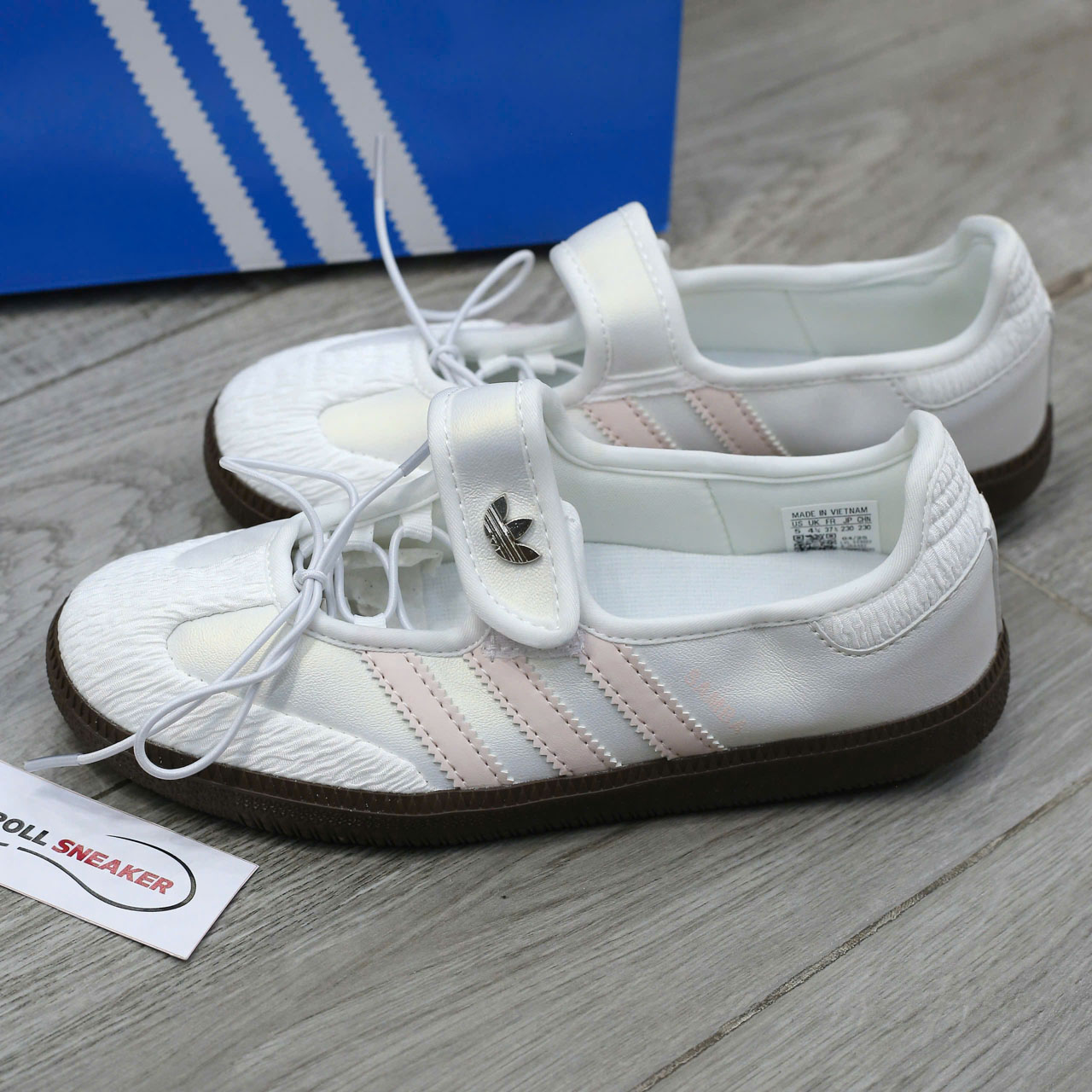 Giày Adidas Samba ‘Jane Cloud White Pink’ Like Auth