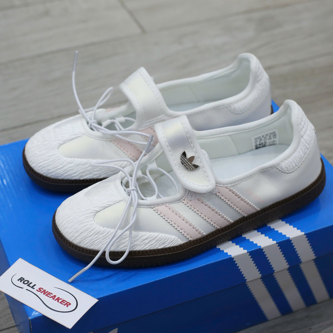 Giày Adidas Samba ‘Jane Cloud White Pink’ Like Auth