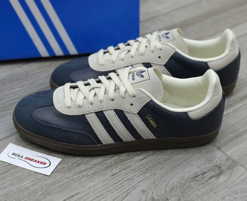 Giày Adidas Samba OG ‘Aurora Ink Cream White’ Best Quality