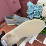 Giày Loro Piana Summer Charms Walk Loafer Grey Best Quality