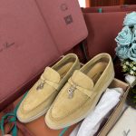 Giày Loro Piana Summer Charms Walk Loafer Suede Hinoki Wood Best Quality