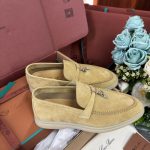 Giày Loro Piana Summer Charms Walk Loafer Suede Hinoki Wood Best Quality