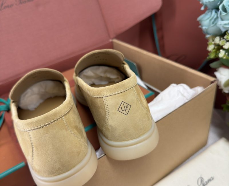 Giày Loro Piana Summer Charms Walk Loafer Suede Hinoki Wood Best Quality