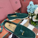 Giày Loro Piana Summer Charms Walk Loafer Suede Jazz Club Best Quality