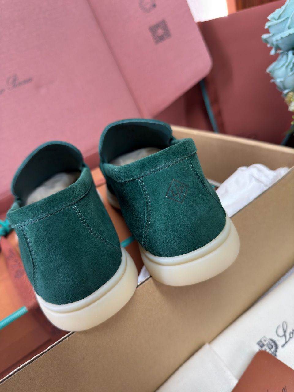 Giày Loro Piana Summer Charms Walk Loafer Suede Jazz Club Best Quality