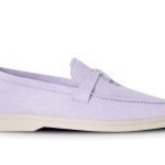 Giày Loro Piana Summer Charms Walk Loafer Suede Lilac Wagasa Best Quality