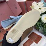 Giày Loro Piana Summer Walk Loafer Suede Aqua Best Quality