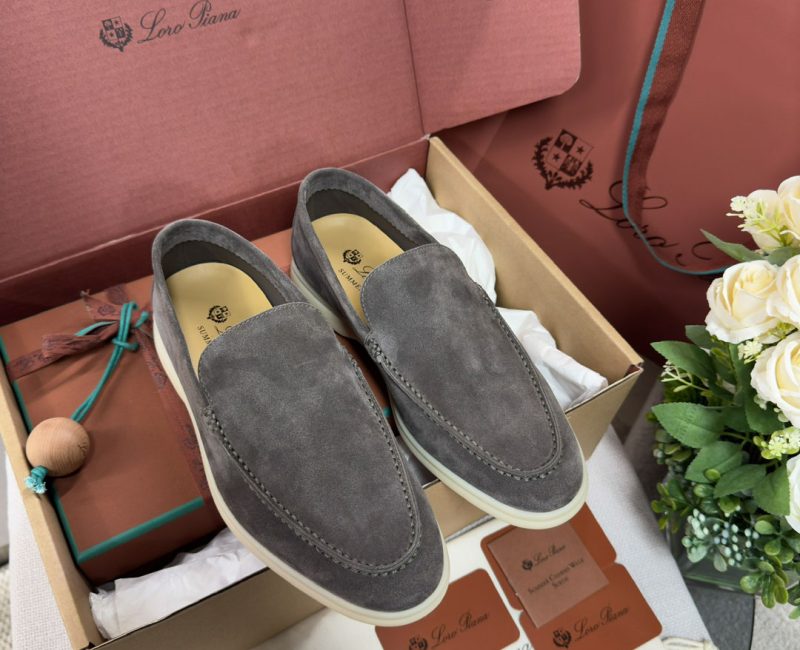Giày Loro Piana Summer Walk Loafer Suede Caviar Best Quality