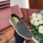 Giày Loro Piana Summer Walk Loafer Suede Caviar Best Quality