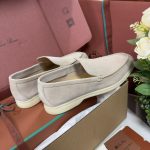 Giày Loro Piana Summer Walk Loafer Suede Classic Beige Best Quality