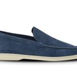 Giày Loro Piana Summer Walk Loafer Suede Classic Black Figs Best Quality