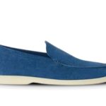 Giày Loro Piana Summer Walk Loafer Suede Classic Cobalt Ink Best Quality