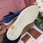 Giày Loro Piana Summer Walk Loafer Suede Classic Cobalt Ink Best Quality