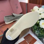 Giày Loro Piana Summer Walk Loafer Suede Gull Gray Best Quality
