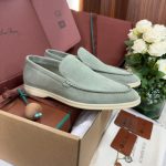Giày Loro Piana Summer Walk Loafer Suede Shamrock Best Quality