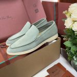 Giày Loro Piana Summer Walk Loafer Suede Shamrock Best Quality