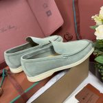 Giày Loro Piana Summer Walk Loafer Suede Shamrock Best Quality