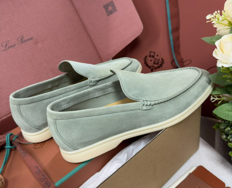 Giày Loro Piana Summer Walk Loafer Suede Shamrock Best Quality