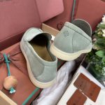 Giày Loro Piana Summer Walk Loafer Suede Shamrock Best Quality